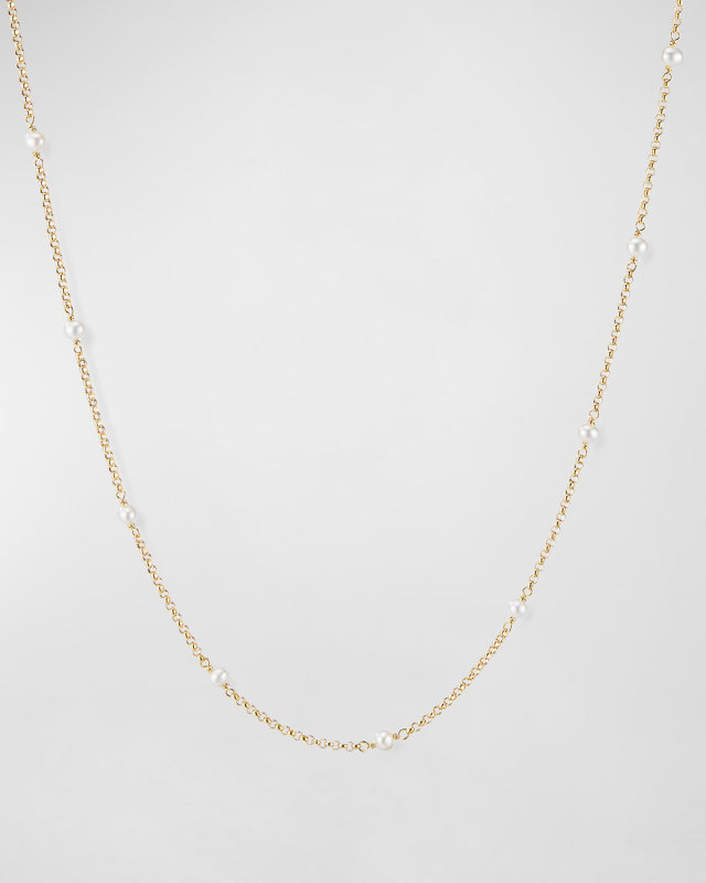 Cable Collectibles Turquoise Necklace, 36"L
